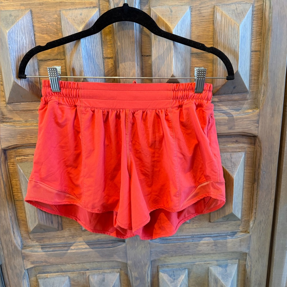 Lululemon Hotty Hot High-Rise Lined
Short 4” Women's Red Athletic Shorts
